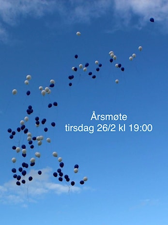 Årsmøte tirsdag 26. februar kl 19:00